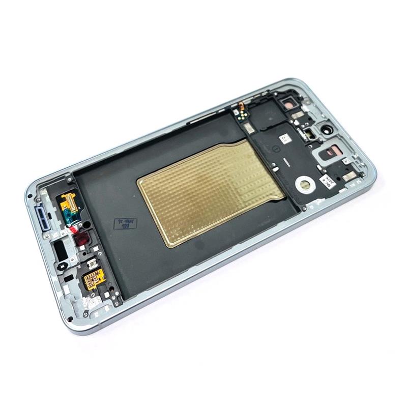 LCD SAMSUNG SM-A576B A57 2026+ RAMKA LIGHT BLUE OR-15942