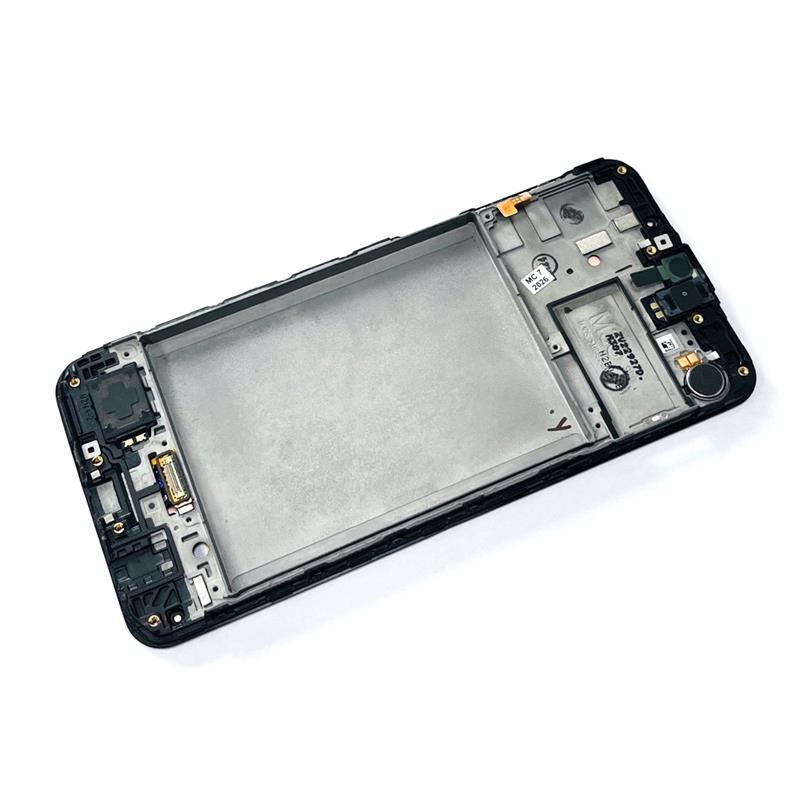 LCD SAMSUNG SM-M215 M21 M30s +RAMKA BLACK ORYGINAŁ-15951