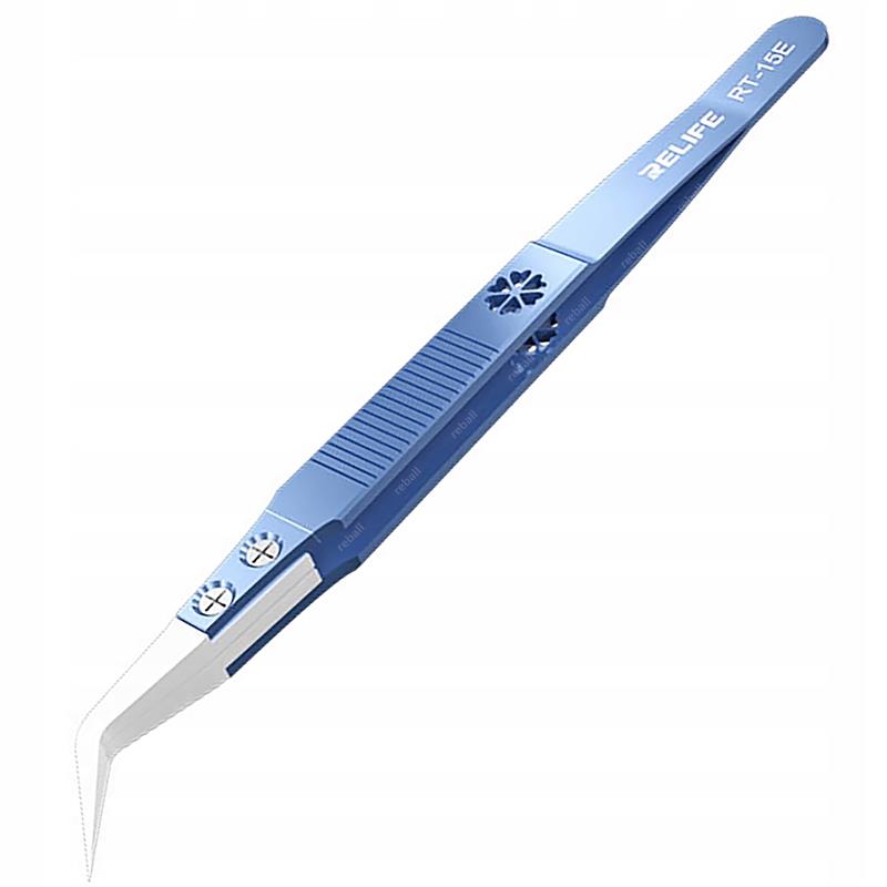 PĘSETA PINCETA RT-15E ZAKRZYWIONA CERAMICZNA-15959