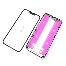SZYBKA + OCA + RAMKA LCD IPHONE 16E 2025 BLACK-15985