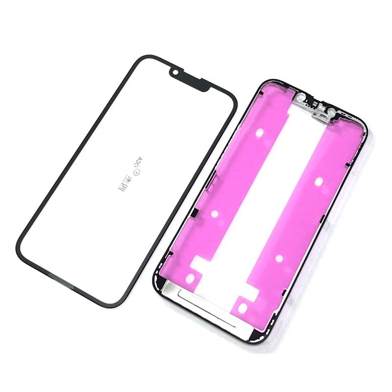 SZYBKA + OCA + RAMKA LCD IPHONE 16E 2025 BLACK-15985