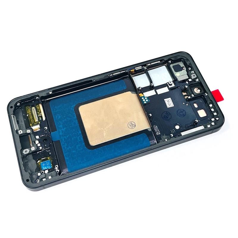 LCD SAMSUNG SM-S921 S24 BLACK + RAMKA OLED-16037