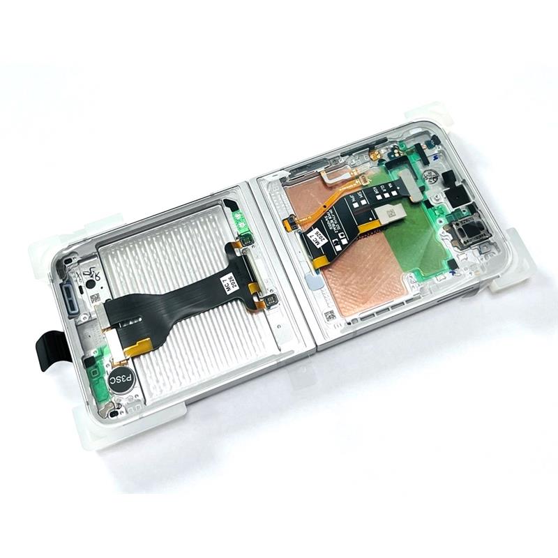 LCD SAMSUNG SM-F761 Z FLIP 7 FE 5G WHITE ORYGINAŁ-16045