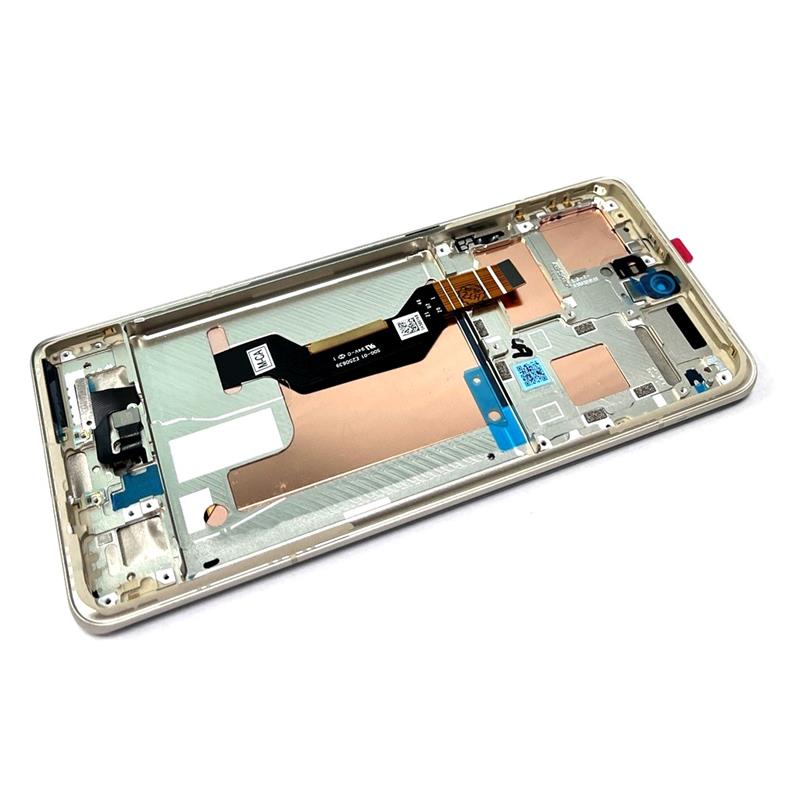 LCD MOTOROLA EDGE 50 ULTRA + RAMKA GOLD ODNOWIONY-16145