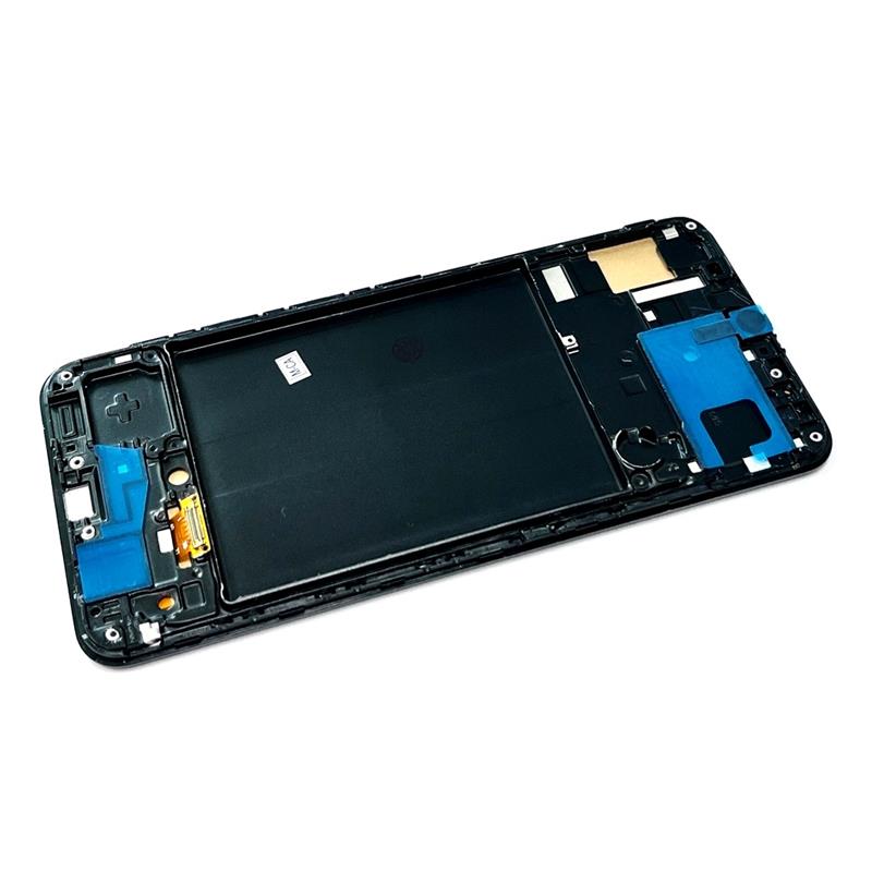 LCD SAMSUNG A50 SM-A505 + RAMKA BLACK INCELL-16148