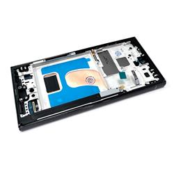 LCD SAMSUNG SM-S918 S23 ULTRA + RAMKA BLACK INCELL-16345