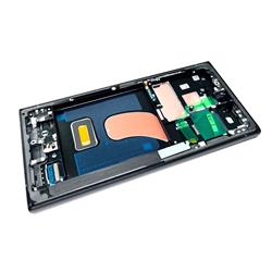 LCD SAMSUNG SM-S918 S23 ULTRA GREY RED ODNOWIONY-16394