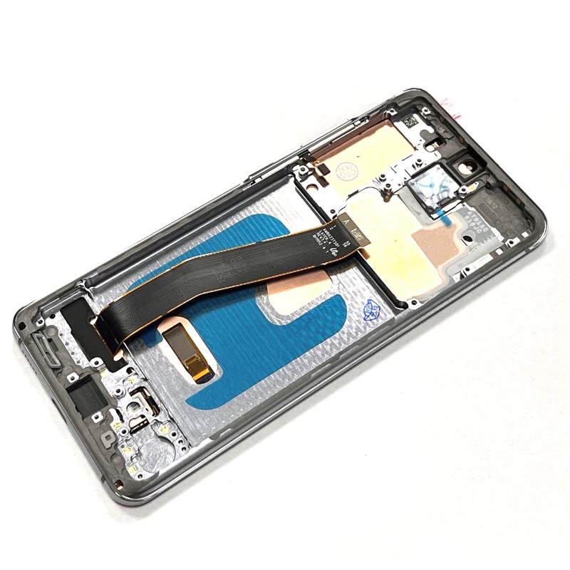 LCD SAMSUNG SM-G980 G981 S20 5G + RAMKA GREY INCEL-16438