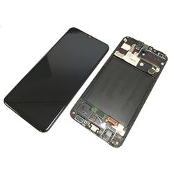 LCD SAMSUNG SM-A307 A30s BLACK + RAMKA OLED
